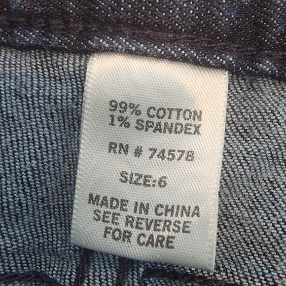 Cache animal print reptile print in blue black jeans size 6 - Picture 8 of 10